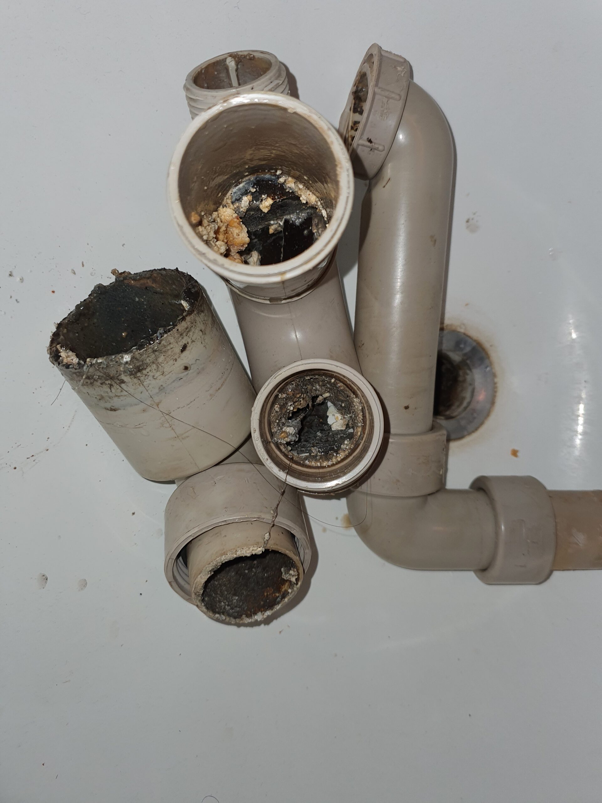 Küchenabfluss verstopft